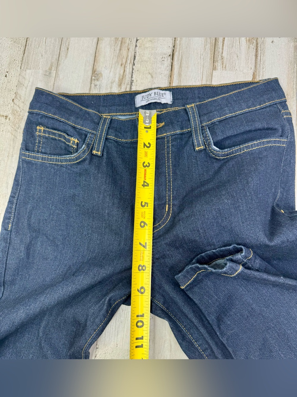Judy Blue Jeans Womens 5/27 Blue Mid Rise Skinny Fit - Picture 7 of 12